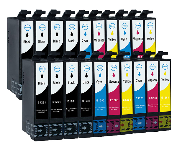 

20 Tusze Do T1281 Epson SX130 SX125 SX235W SX435W