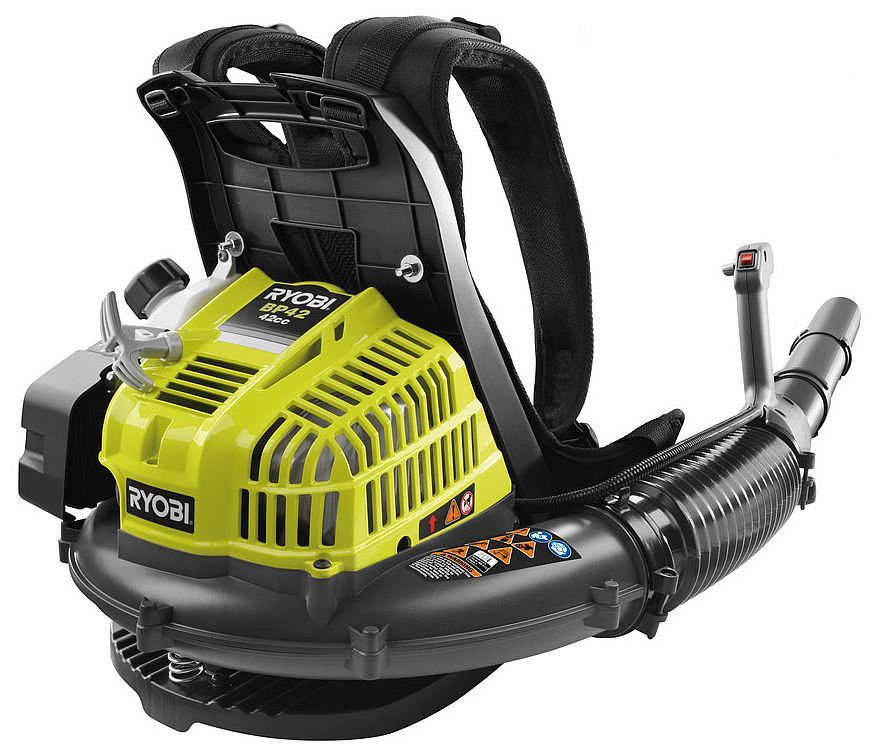 DMUCHAWA SPALINOWA do liści RYOBI RBL42BP 42cm3 Zasilanie spalinowe