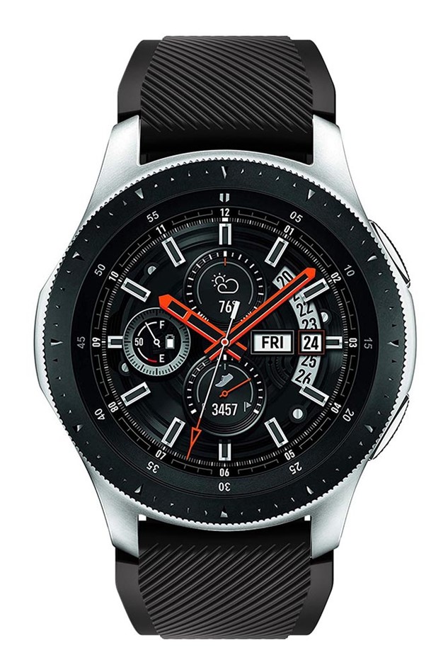 CZARNY Silikonowy Pasek SAMSUNG GALAXY WATCH 46mm EAN (GTIN) 5906468481625