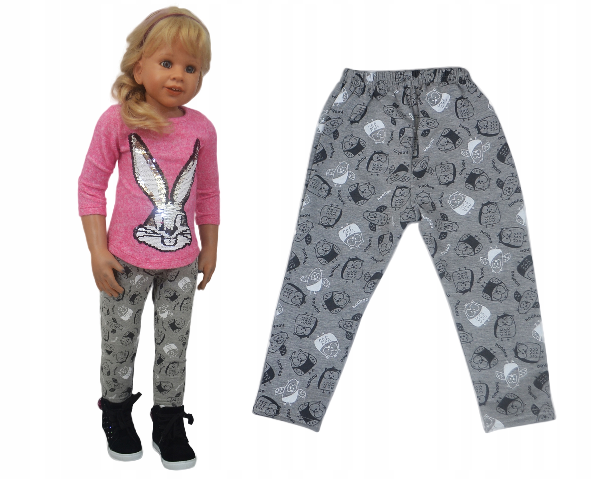 

Ciepłe getry legginsy Wery 0294 rozmiar 140