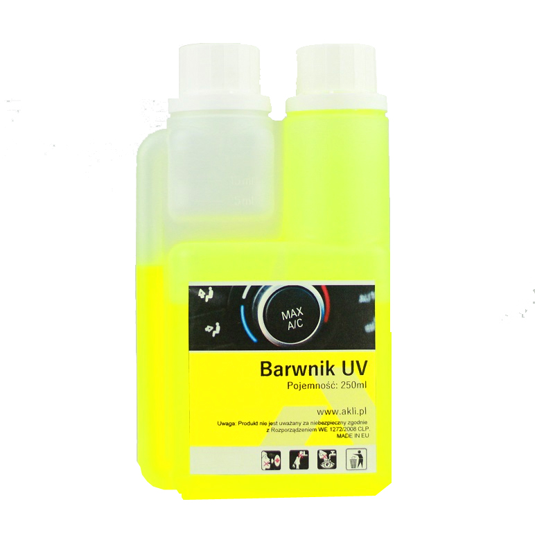 

Barwnik Uv 250ml do olej Pag Poe Pao R134A 0400