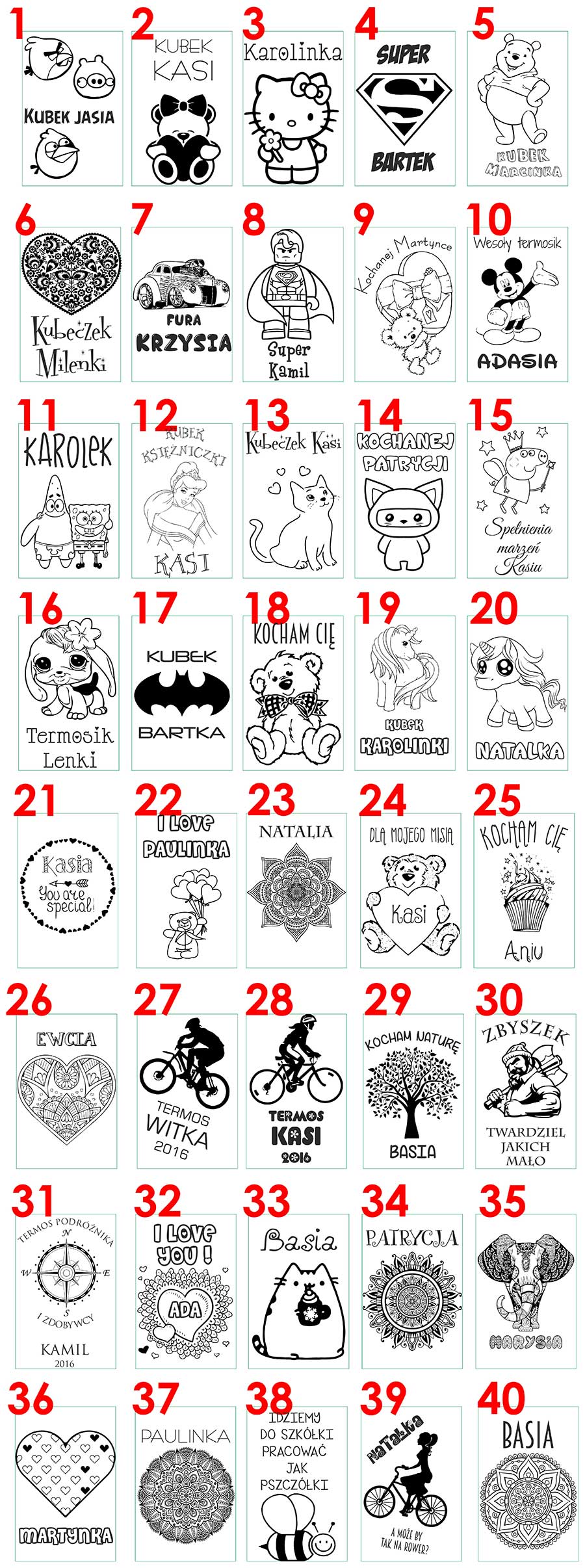 Bidon do szkoły Butelka metalowa z TWOIM GRAWEREM Marka Inna