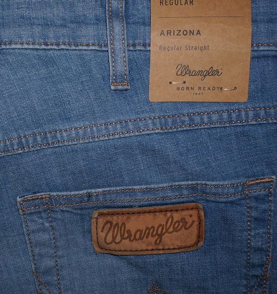 WRANGLER ARIZONA jeansy stretch niebieskie W30 L34 Materiał dominujący bawełna