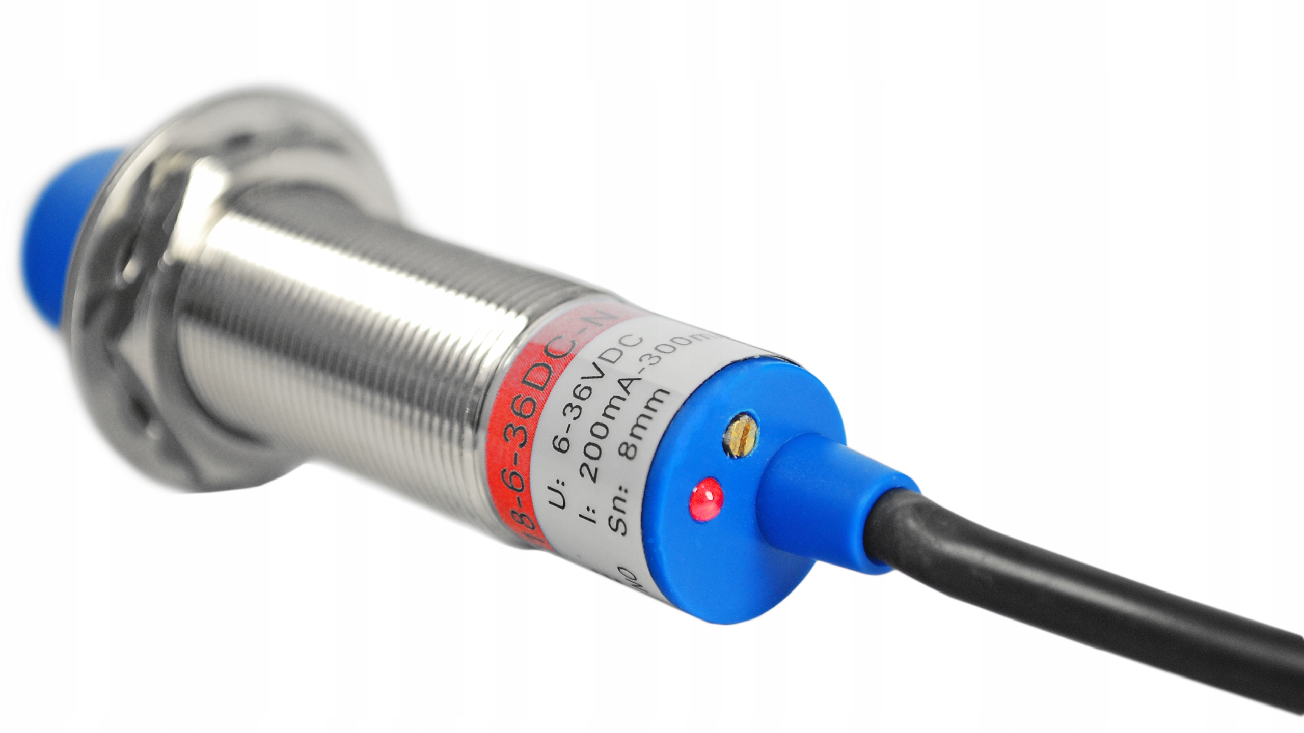 Czujnik pojemnościowy 6-36VDC PNP NO M18 scalony EAN (GTIN) 9999001001530