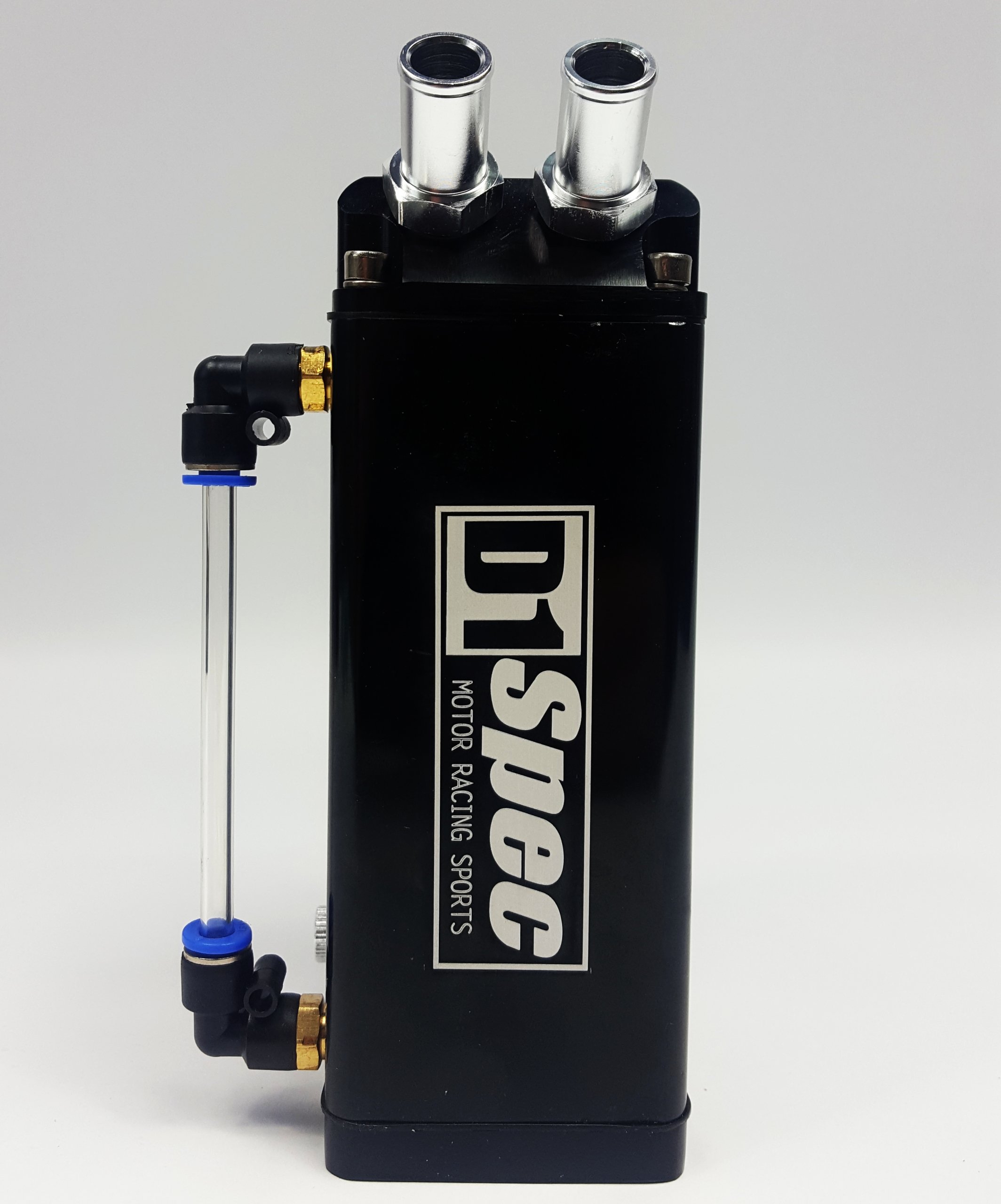 Черный масляный сепаратор CATCH TANK 10 мм + 15 мм