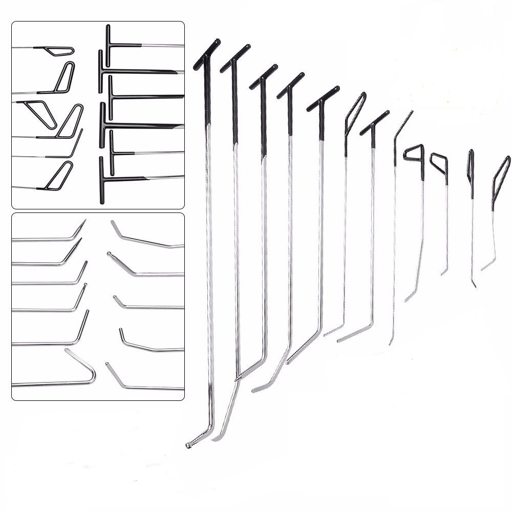 Drôty na odstraňovanie preliačin Pdr 12 heble lance krupobitie tyče na opravu plechu