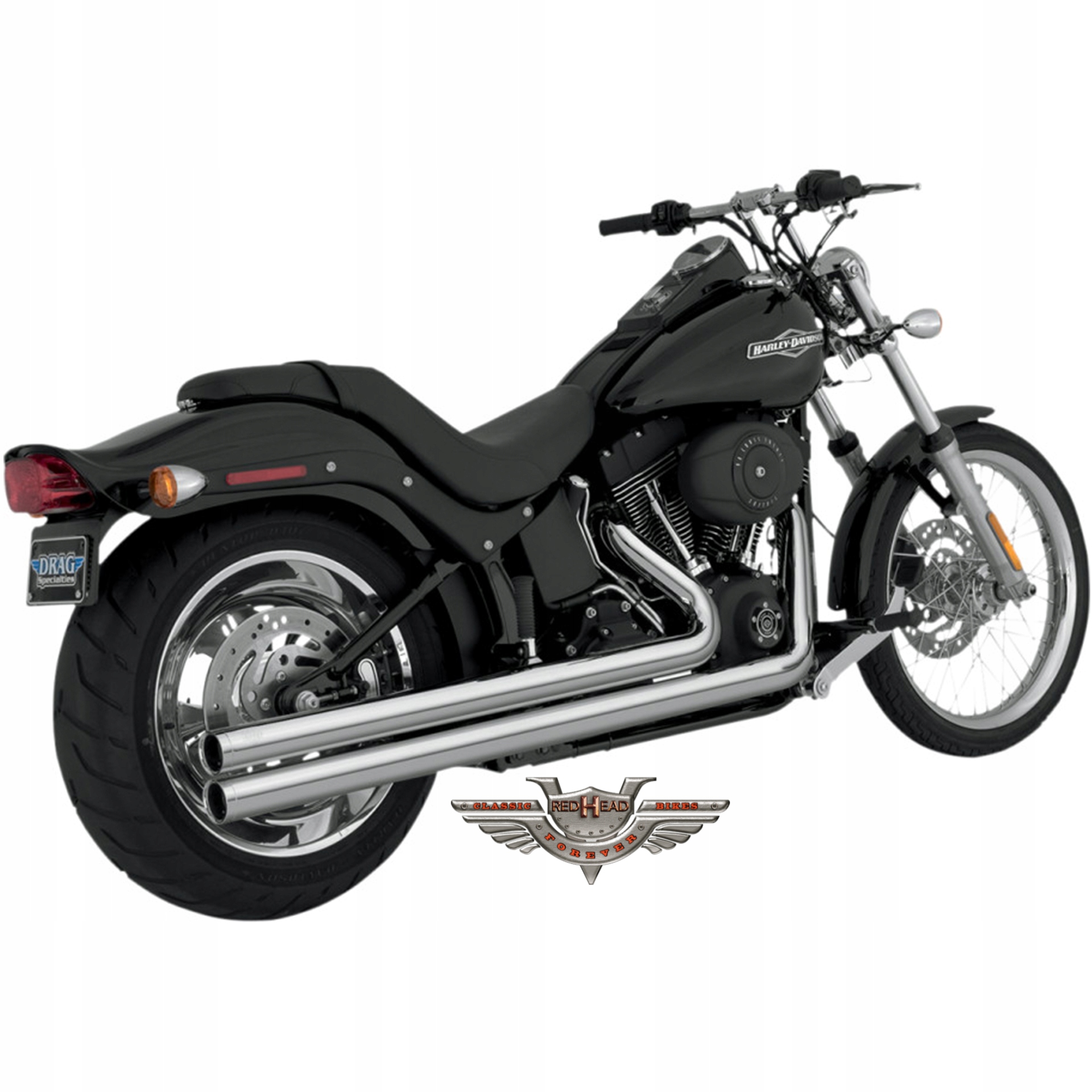 17923 - HARLEY SOFTAIL FAT BOY HERITAGE ВЫХЛОП V & H 86+