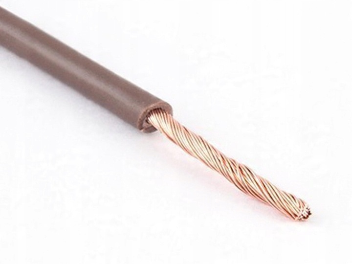 

Przewód Linka Lgy 1x2,5mm2 Brązowy 10mb G-006011