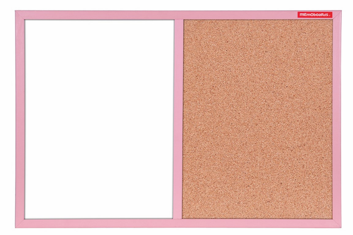 Доска с подсветкой и korkowa 60х40 РОЗОВАЯ