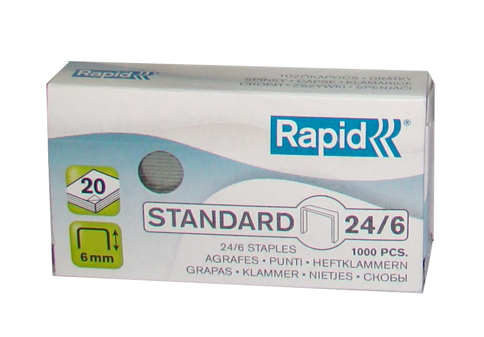 

Zszywki Rapid Standard 24/6 1000 sztuk
