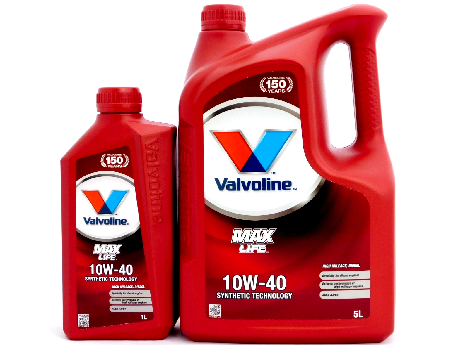 VALVOLINE 10W40 MAX LIFE комплект 5L + 1L + подвеска