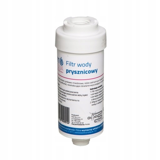 

Filtr prysznicowy Fitaqua Awf-swr-p złoże Kdf