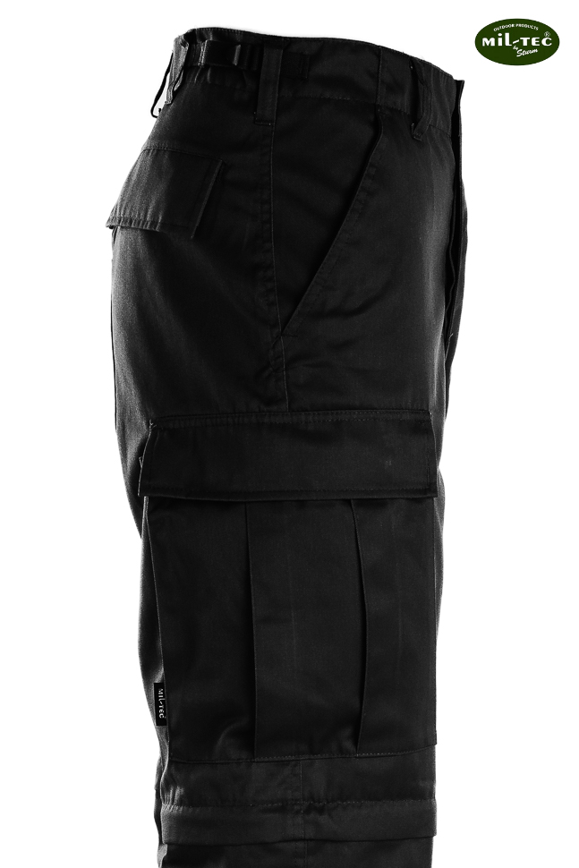 Trekkingowe SPODNIE BDU 2w1 ZIP OFF Czarne - L Fason bojówki