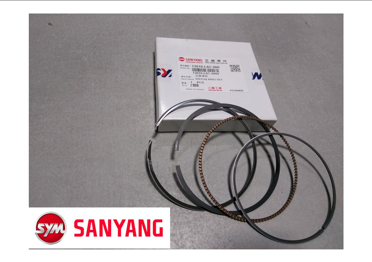 PIERSCIENIE TLOKOWE TLOKA SYM QUADRAIDER 600 Part number 13010 REA 000