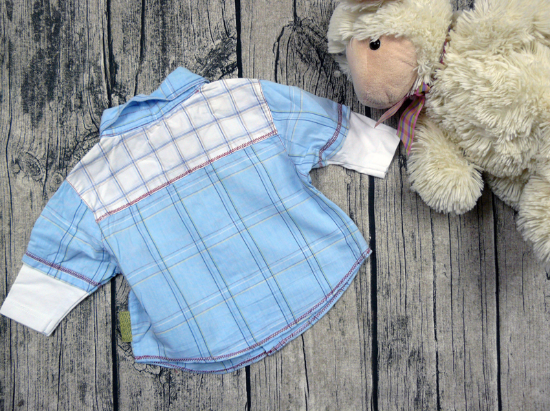 MINI MODE BLUZKA KOSZULA W KRATĘ KRATA 56/62 CM Rozmiar 56