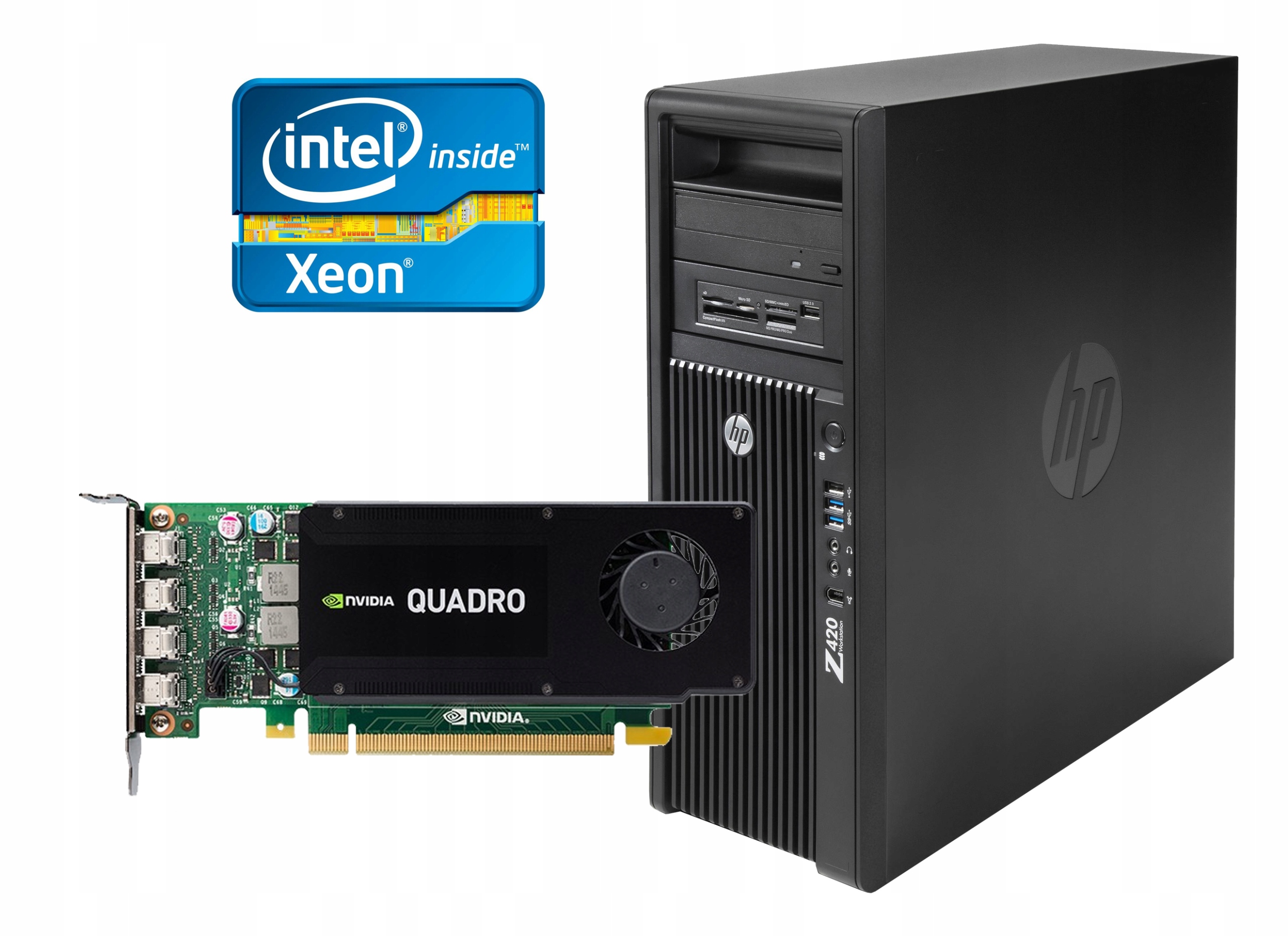 Počítač HP Intel 32GB SSD+1TB QUADRO K1200 4GB