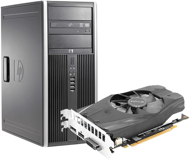 Hp elite 8300 sale gtx 1050 ti