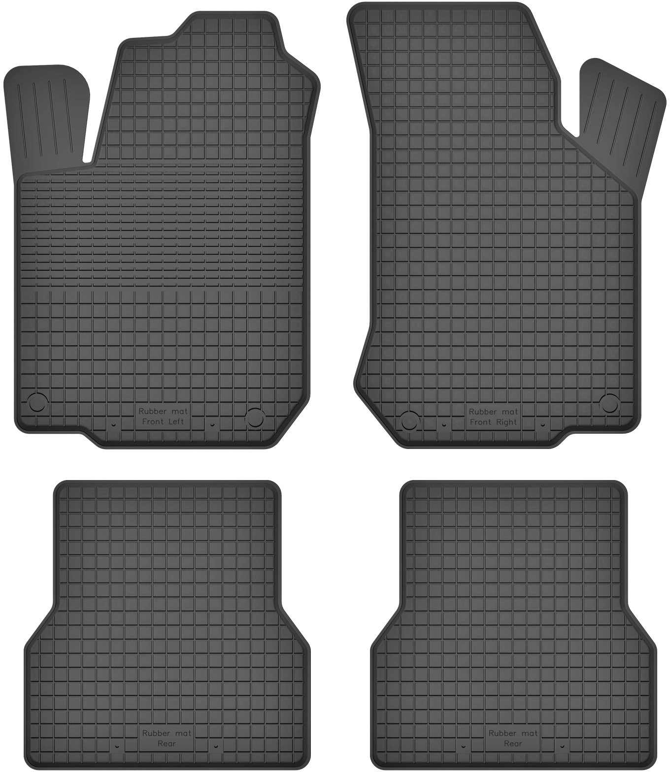 

Vw Volkswagen Lupo (98-05) Dywaniki Gumowe