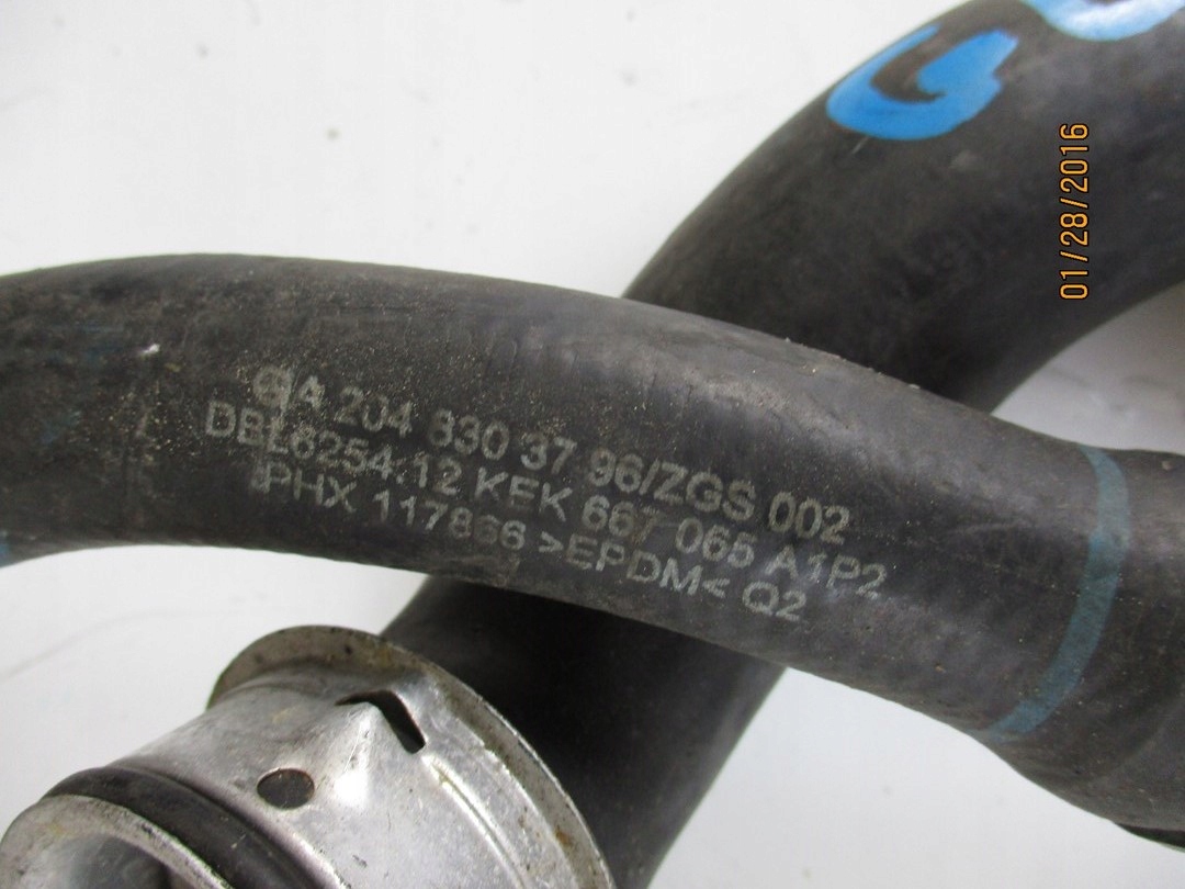 pipe hose MERCEDES GLK 3,5I A2048303796