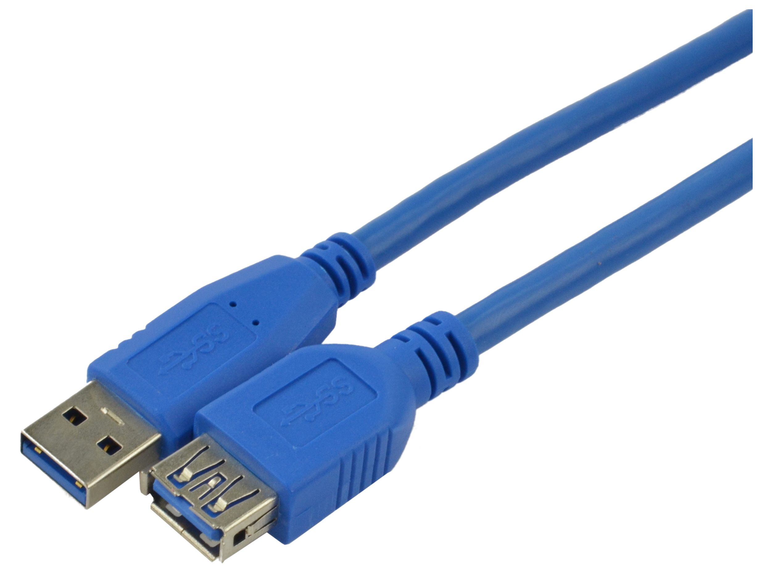 

Kabel przedłużacz męsko-żeński m-ż Usb A 3.0 1,8m