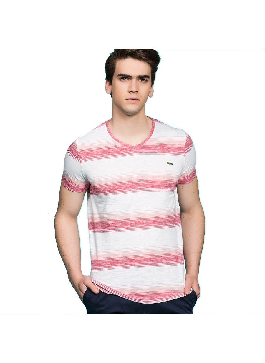 

Lacoste TH0509 Koszulka T-shirt Męska Paski S