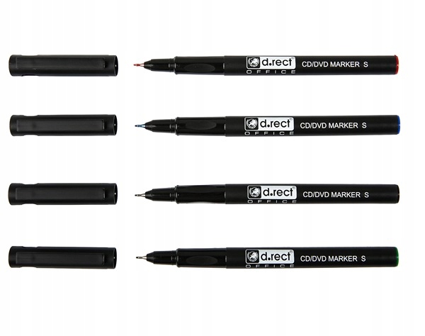 

Foliopis Marker Do CD/DVD 0,4mm S D.rect Czerwony