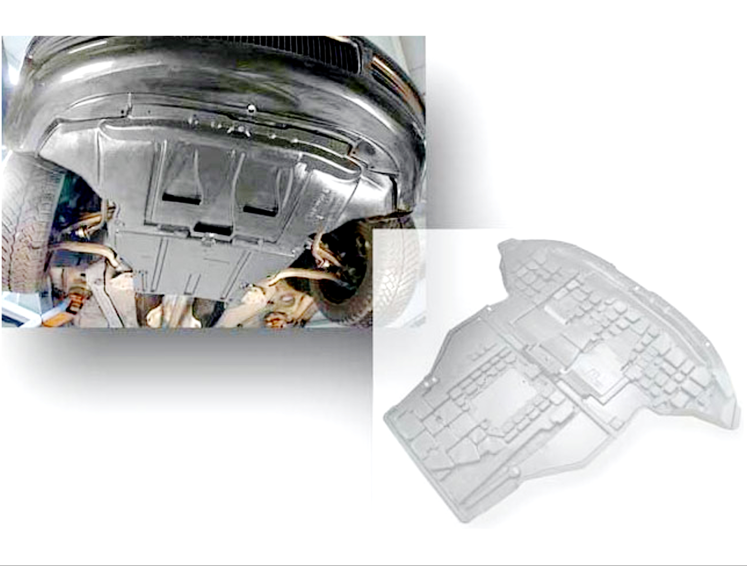 AUDI A4 PASSAT B5 SPINKI MOCOWANIA OSŁON SILNIKA Numer katalogowy części 150402