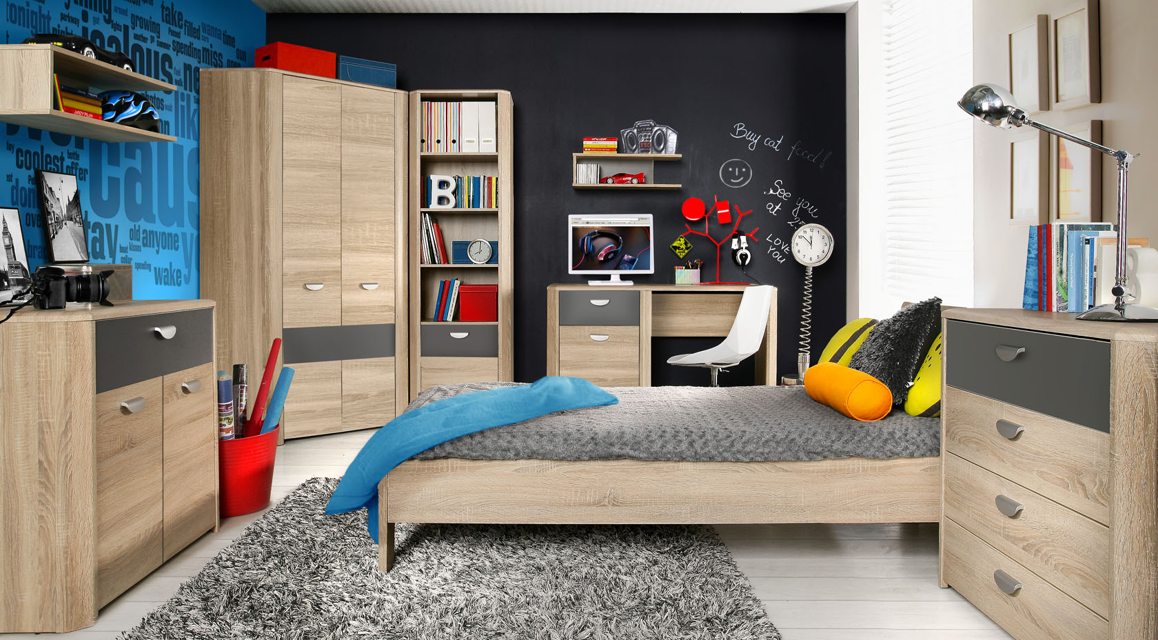 YOOP Łóżko YPL09 - FORTE Rodzaj łóżka łóżko tradycyjne