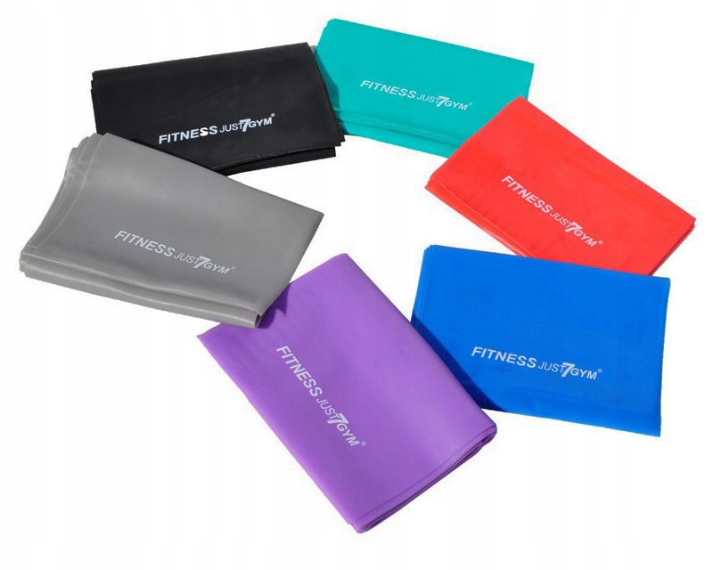 TAŚMA GUMA REHABILITACYJNA DO ĆWICZEŃ FITNESS 2M Marka Just7Gym