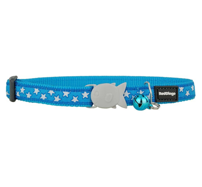 

Obroża dla kota Red Dingo Turkusowa 12mm/20-32cm