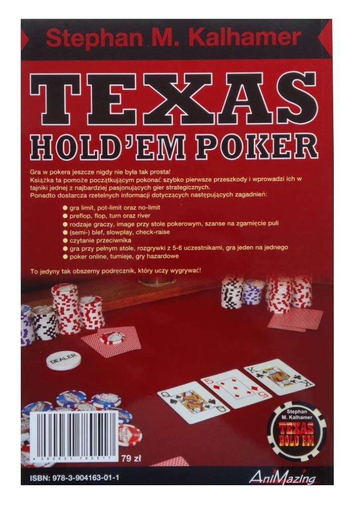 Książka POKER TEXAS HOLD'EM w j. polskim Gatunek Hobby, kolekcjonerstwo