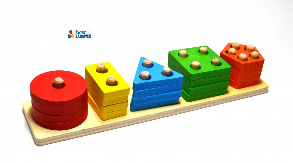 SORTER UKŁADANKA LOGICZNO ZRĘCZNOŚCIOWA DREWNIANA Kod producenta 214-15