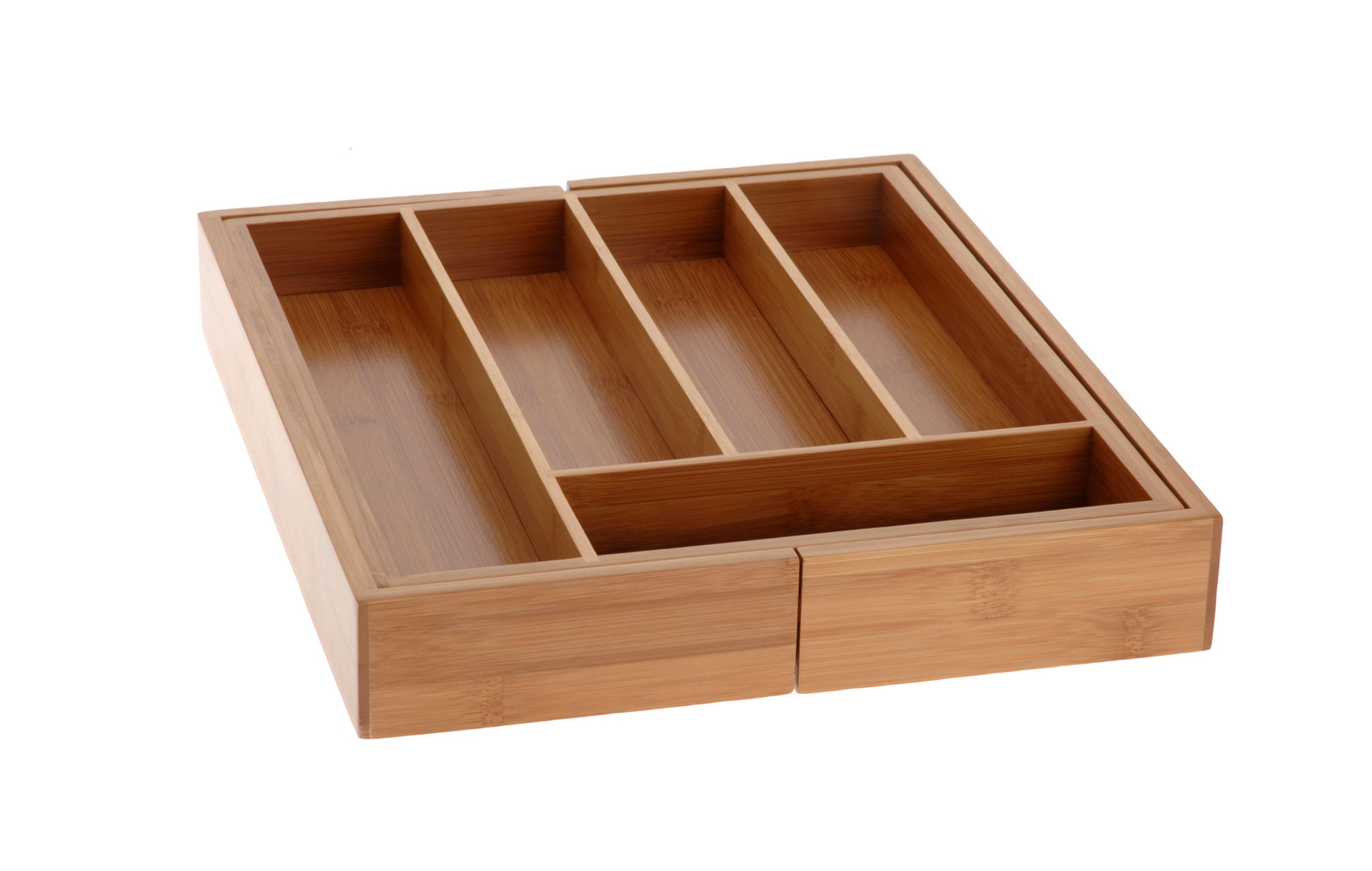  для столовых приборов в ящик для кухни бамбук - фото
