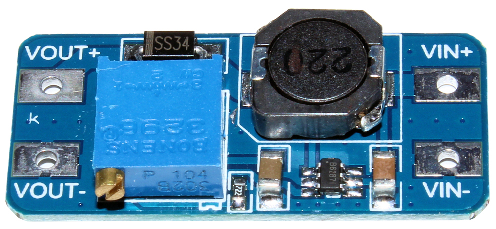 

Przetwornica Step-up MT3608 5V-28V 2A Arduino