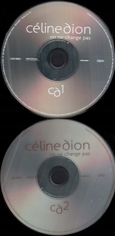 Celine Dion On Ne Change Pas DELUXE 3 CD + DVD FOT