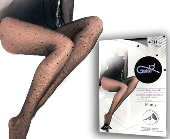 GATTA FUNNY wz.05 - Rajstopy damskie wzorzyste 4 Rozmiar 4