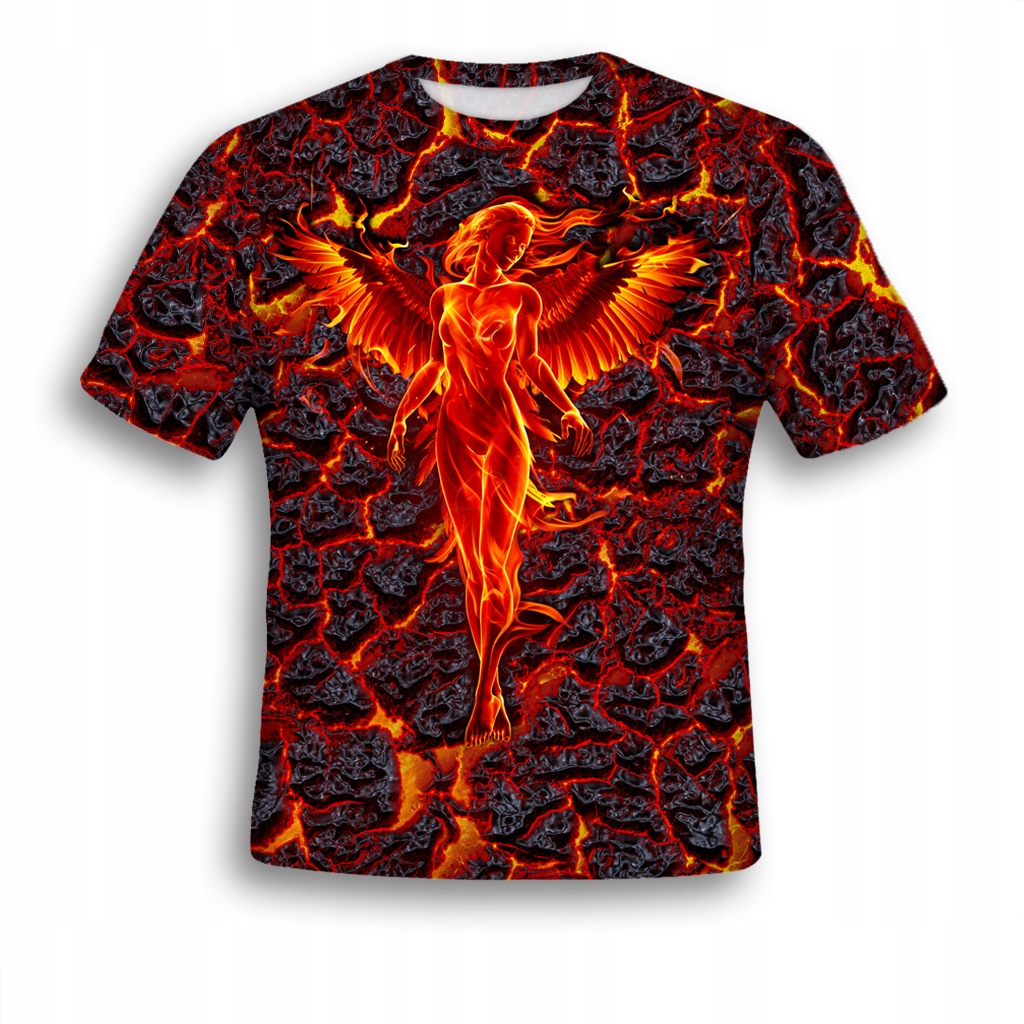 

Koszulka 3D Fullprint Fire Angel M NADRUK3D