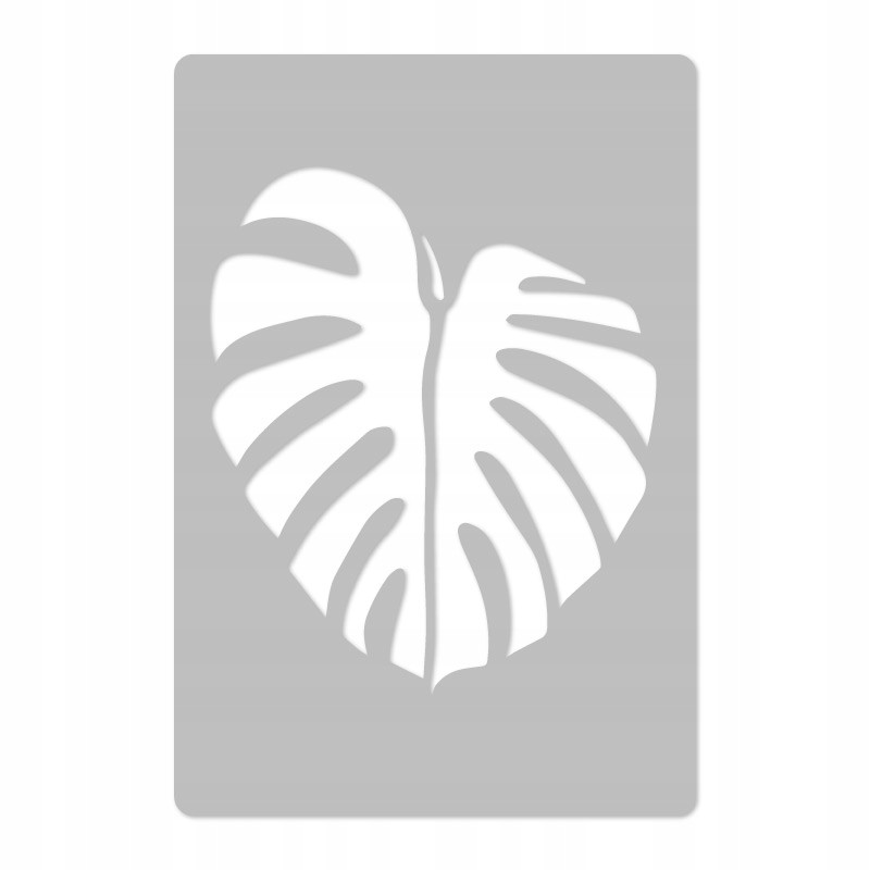 

Szablon Malarski tropikalny /65x95/ liść Monstera