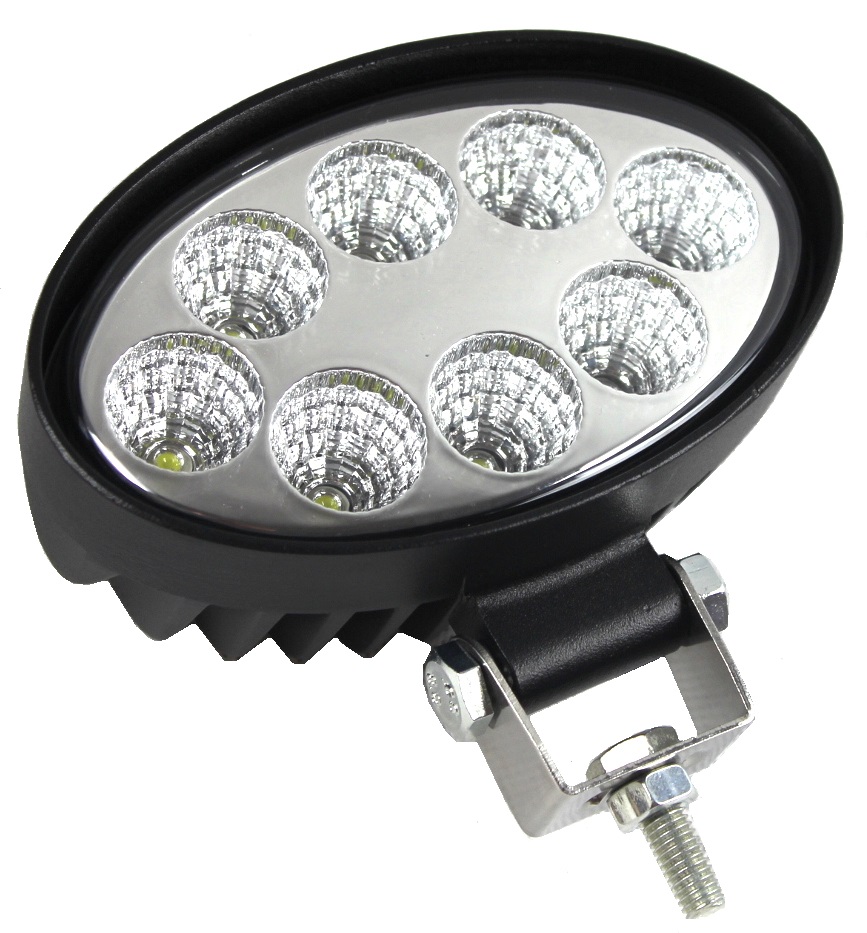 

Lampa Robocza 8 Led Owalna Halogen 12-24V Moc