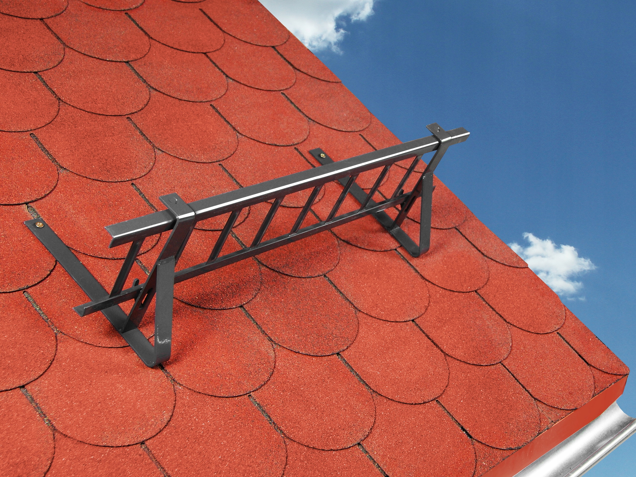 Płotek śniegowy lakierowany 200cm 5uch do gontów Materiał stal ocynkowana