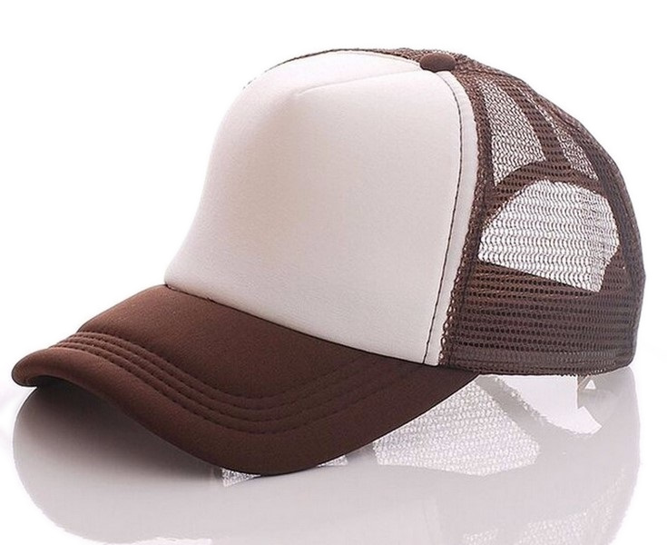 

Klasyczna Czapka Z Daszkiem Siatka Trucker Brąz