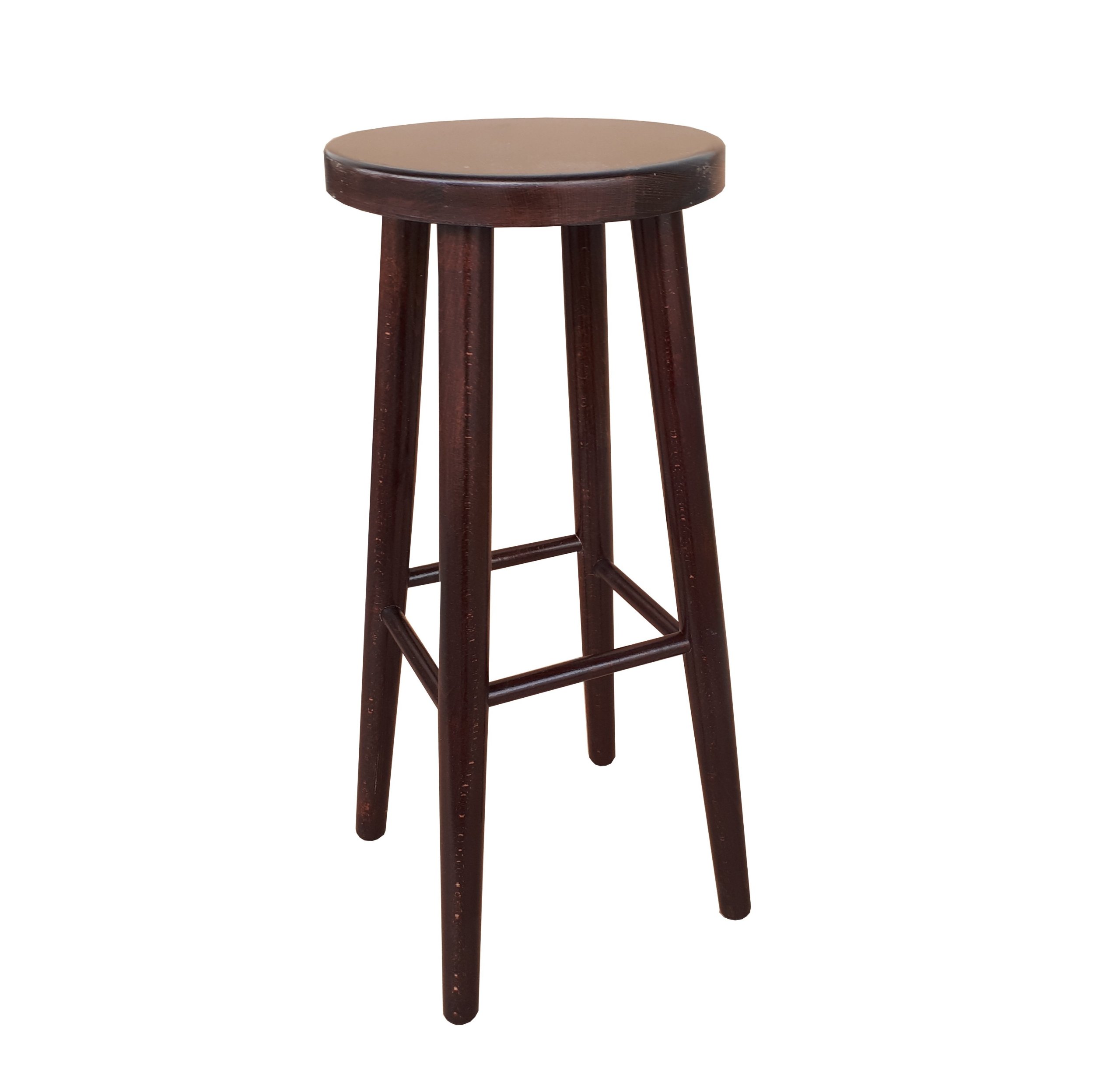 

Taboret Barowy Drewniany Wysoki 70 kolor brąz