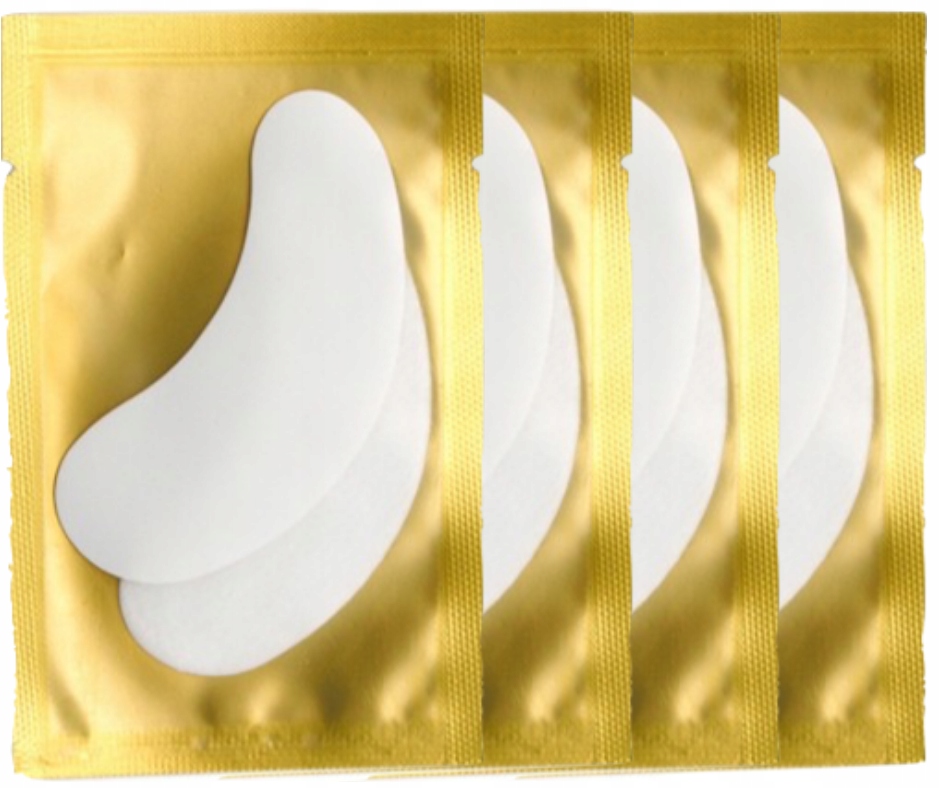 

10 opakowań Żelowe Płatki Pod Oczy Do Rzęs Gold