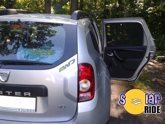 Выделенные кривые SOLARRIDE Dacia DUSTER