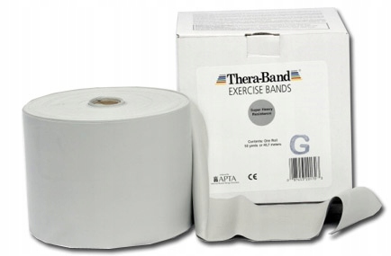 TAŚMA DO ĆWICZEŃ THERABAND GUMA SREBRNA 1M Kod producenta 4260071630643
