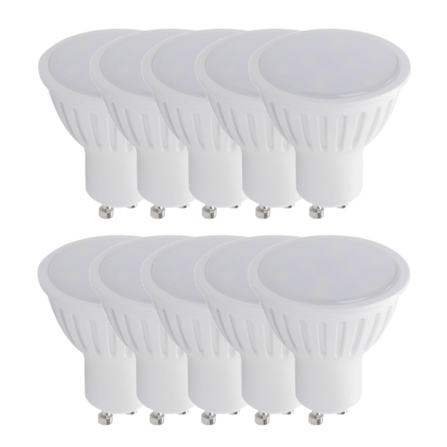 

10x Żarówka ledowa GU10 Led 2835 Smd 6W neutralna