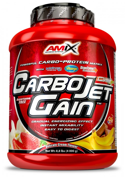 AMIX CARBOJET GAIN GAINER 1kg hmotnosť sila