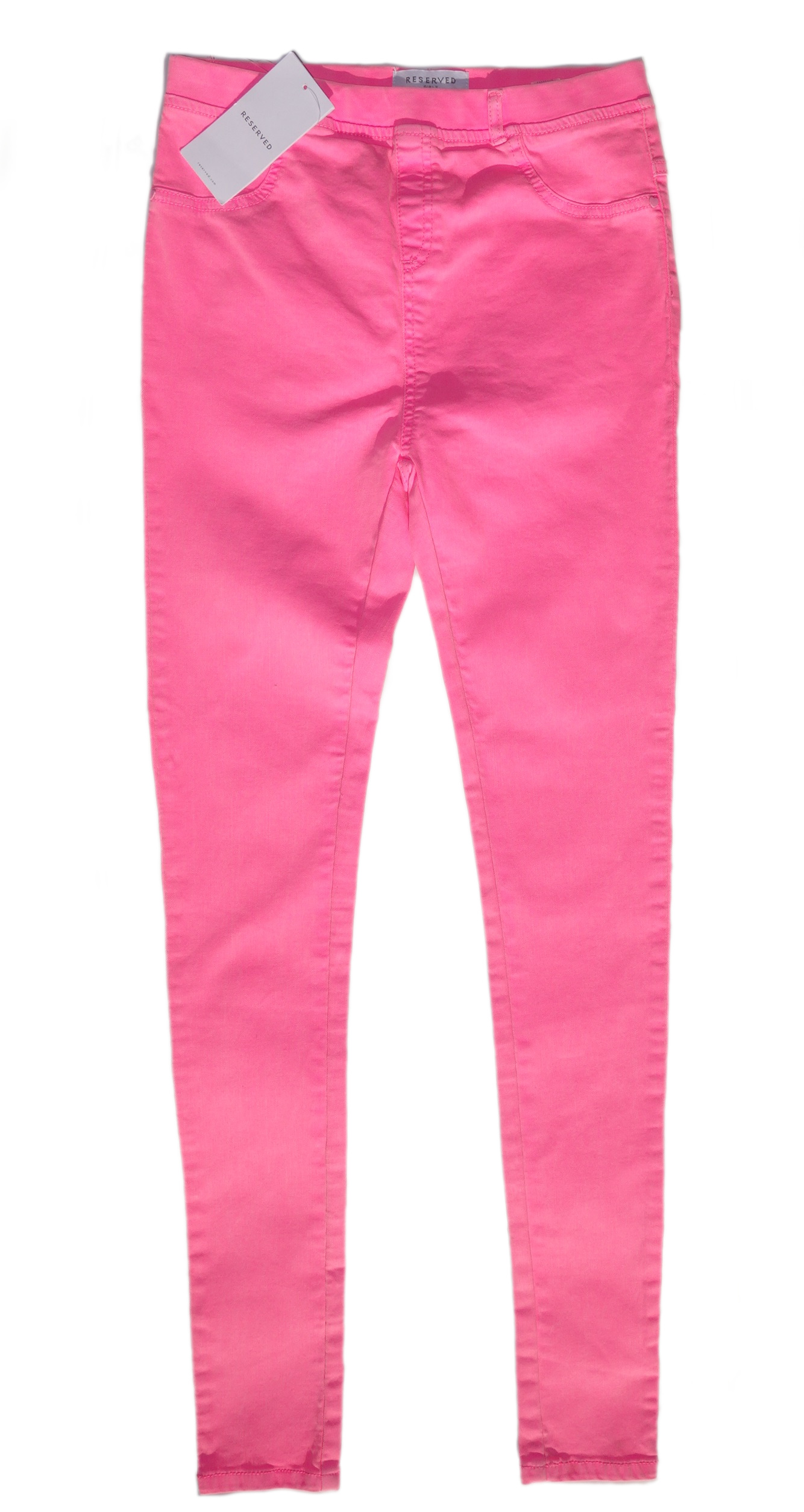 

Reserved Spodnie Jeans Legginsy Miękkie Neon 164