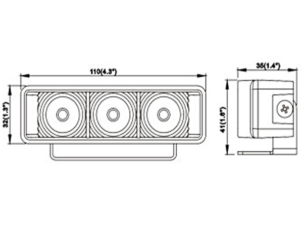 Lampa LED sterownik Stroboskop Blyska 12V 24V MOC Part manufacturer Rsled
