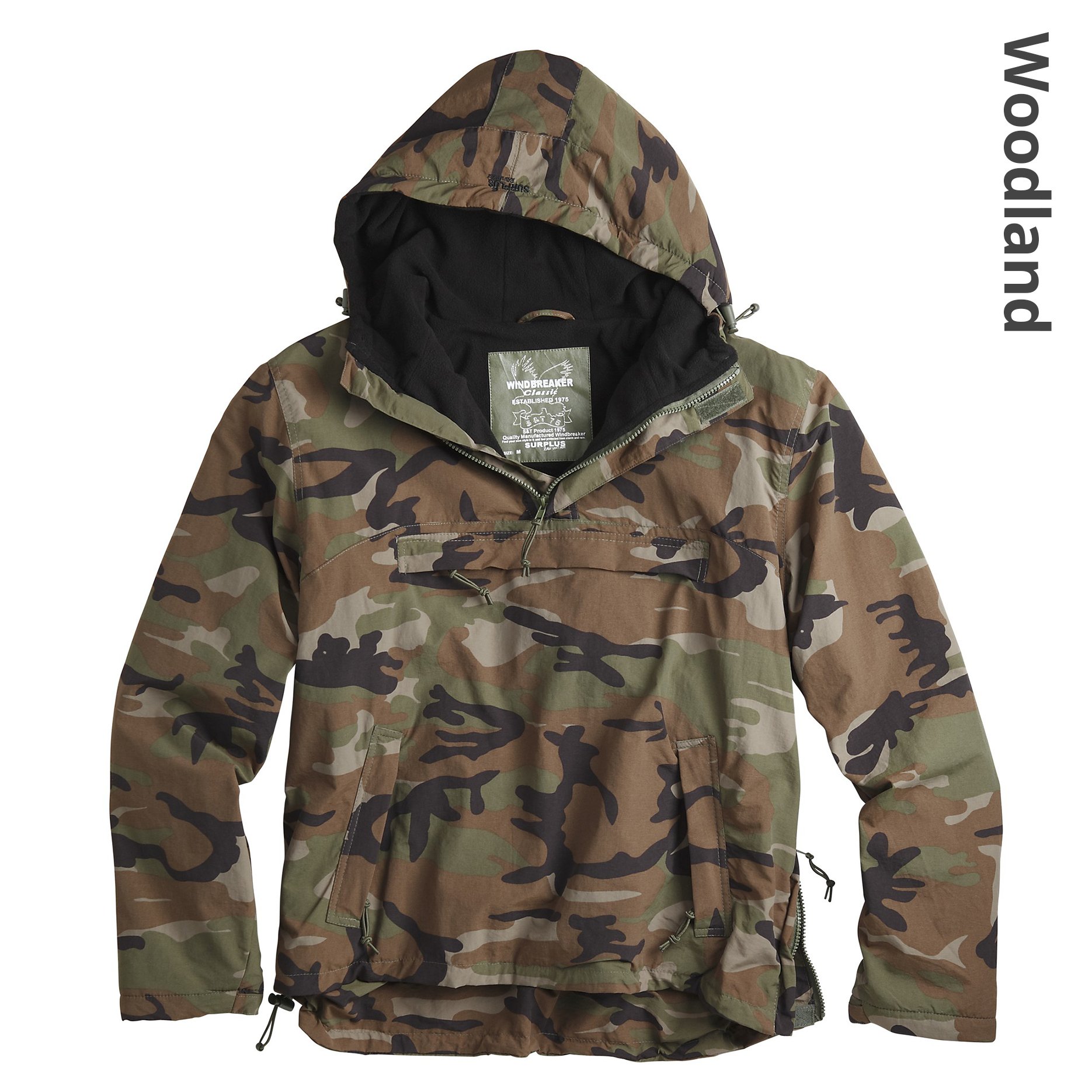 Wyprzedaż KURTKA Kangurka WINDBREAKER Surplus M Wzór dominujący bez wzoru
